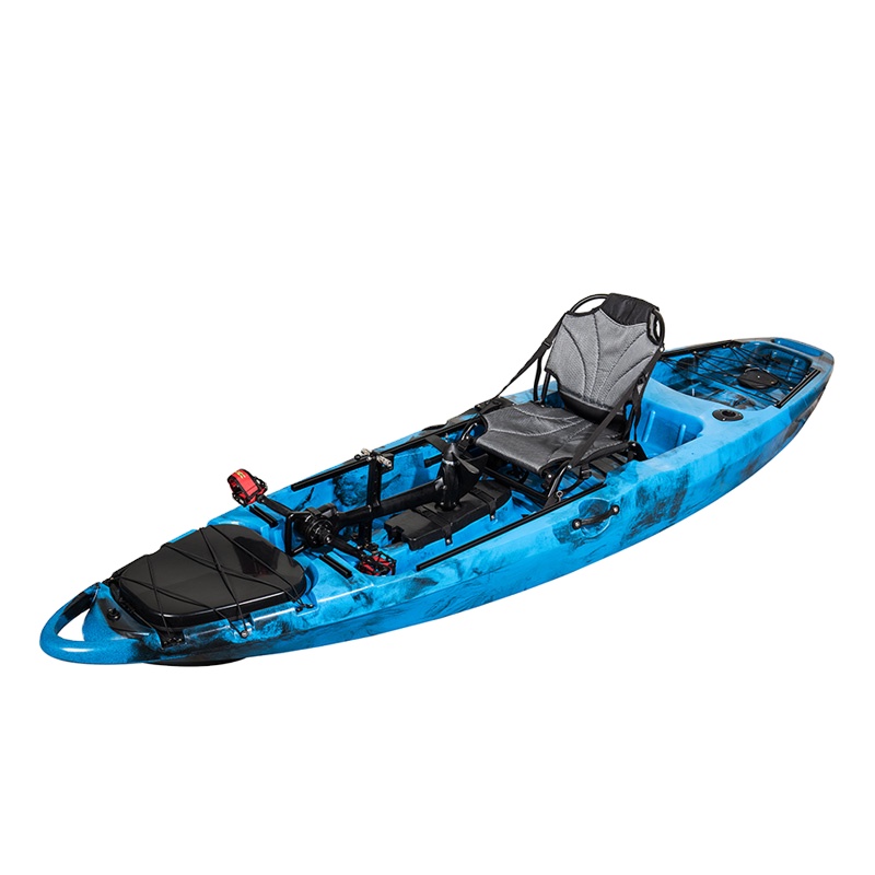 Kayak Memancing Tiup dengan Transom